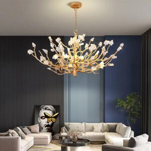 All-copper crystal chandelier