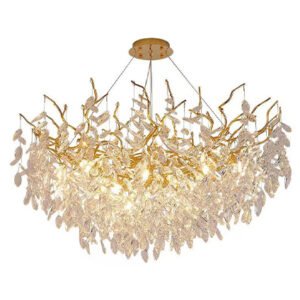 Luxurious crystal chandelier