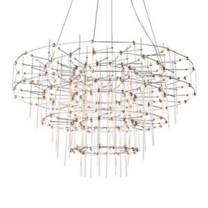 Ginkgo biloba ceramic chandelier