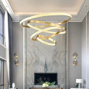 Circle chandelier