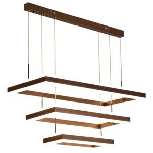 Rectangle living room chandelier