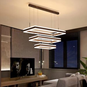 Rectangle living room chandelier