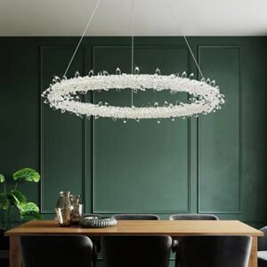 Light luxury crystal annulus