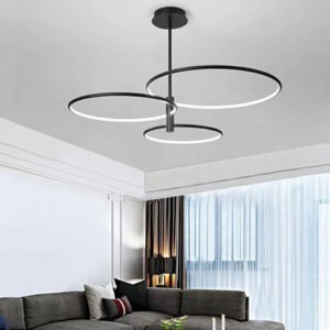 Circle chandelier