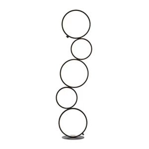 Led five-circle floor lamp