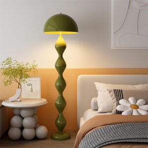 Medieval mushroom floor lamp