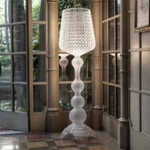 Wine glass floor lamp