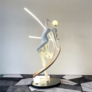 Sculpture goddess floor lamp