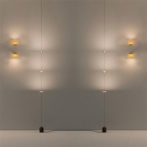 Minimalist line floor lamp