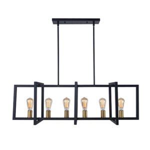 Retro industrial chandelier