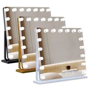 Desktop led vanity mirror