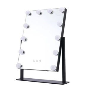 Desktop led vanity mirror