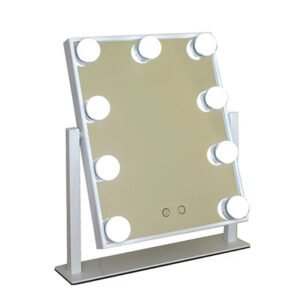 Desktop led vanity mirror