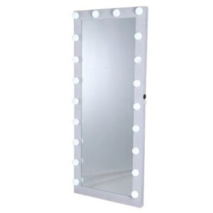 Desktop led vanity mirror