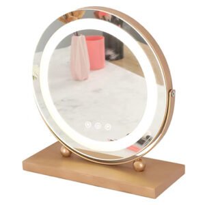 Desktop led vanity mirror