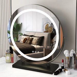 Desktop led vanity mirror