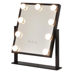 Desktop led vanity mirror