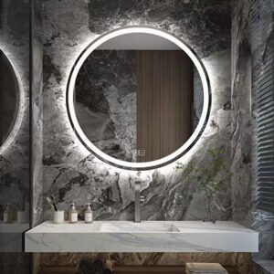 Desktop led vanity mirror