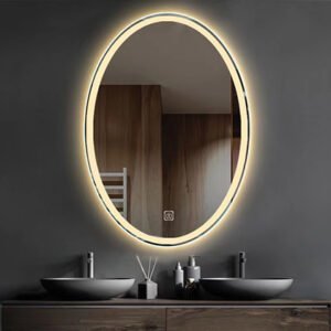 Desktop led vanity mirror