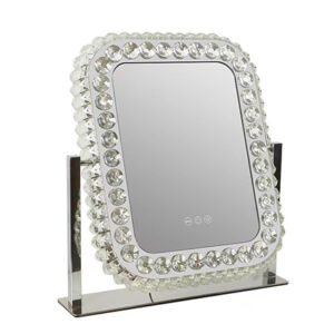 Desktop led vanity mirror