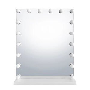 Desktop led vanity mirror