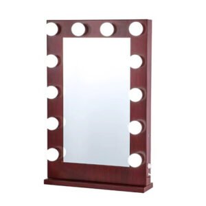 Desktop led vanity mirror