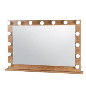 Desktop led vanity mirror