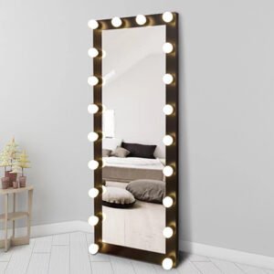 Desktop led vanity mirror