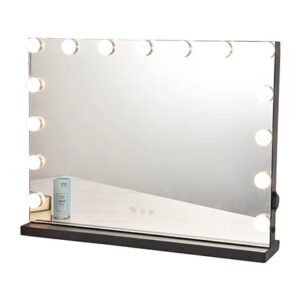 Desktop led vanity mirror