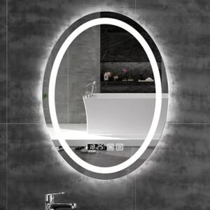 Desktop led vanity mirror