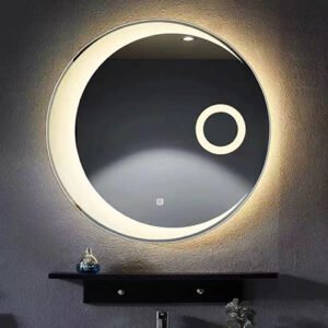 Desktop led vanity mirror