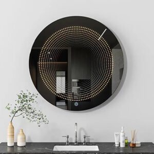 Desktop led vanity mirror