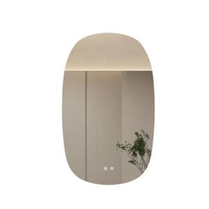 Desktop led vanity mirror