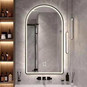 Desktop led vanity mirror