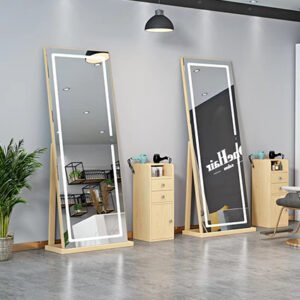 Desktop led vanity mirror