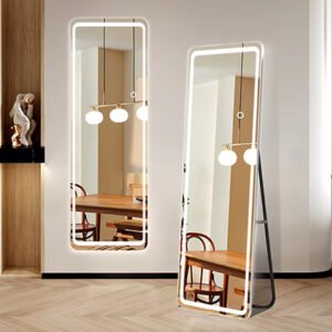 Desktop led vanity mirror