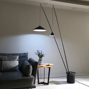 Light and shadow art floor lamp