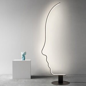 Face art floor lamp