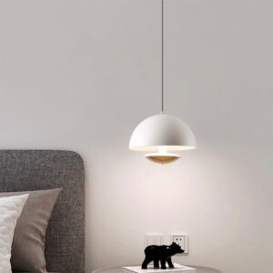 Hand sweep induction pendant lamp