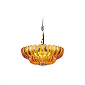 Vintage glass pendant lamp