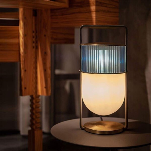 Wooden Gem Stone Night Lamp