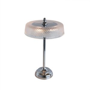 Glass table lamp