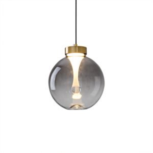 Glass pendant lamp