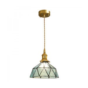 Retro Glass Bowl Pendant Lamp