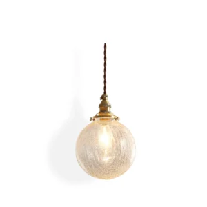 Crackle Glass Pendant Light