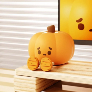 Halloween Sad Little Pumpkin Led Table Lamp